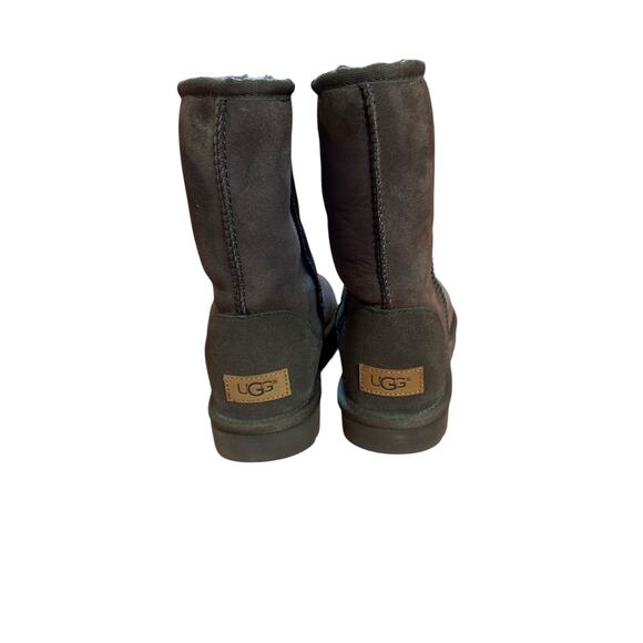 UGG Brown Burnt Cedar Classic Short II Boots Shearling Women's Uggs Size 8 - Picture 4 of 7